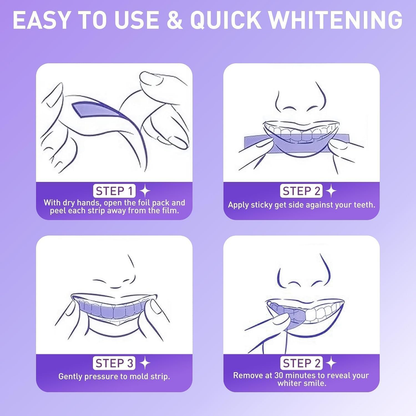 🦷🦷SmileFitPro™ V36 Whitening Strips – Professional Teeth Whitening at Home