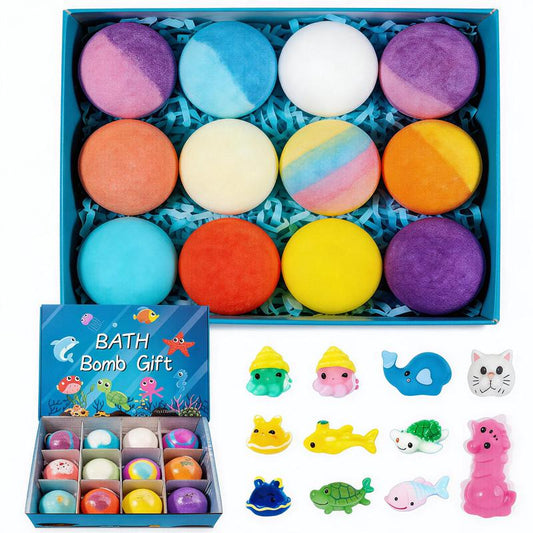 🧼LAST DAY 50% OFF - 🛁 Natural Bath Bombs for Kids with Mega Bubbles & Surprise Inside 🥚✨