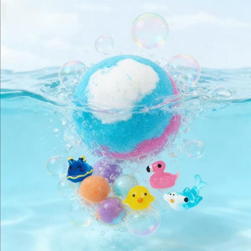 🧼LAST DAY 50% OFF - 🛁 Natural Bath Bombs for Kids with Mega Bubbles & Surprise Inside 🥚✨