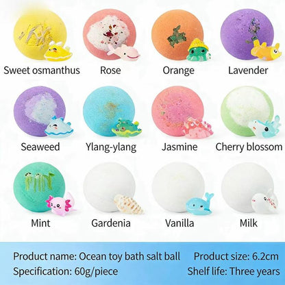 🧼LAST DAY 50% OFF - 🛁 Natural Bath Bombs for Kids with Mega Bubbles & Surprise Inside 🥚✨